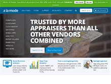 Tablet Screenshot of alamode.com